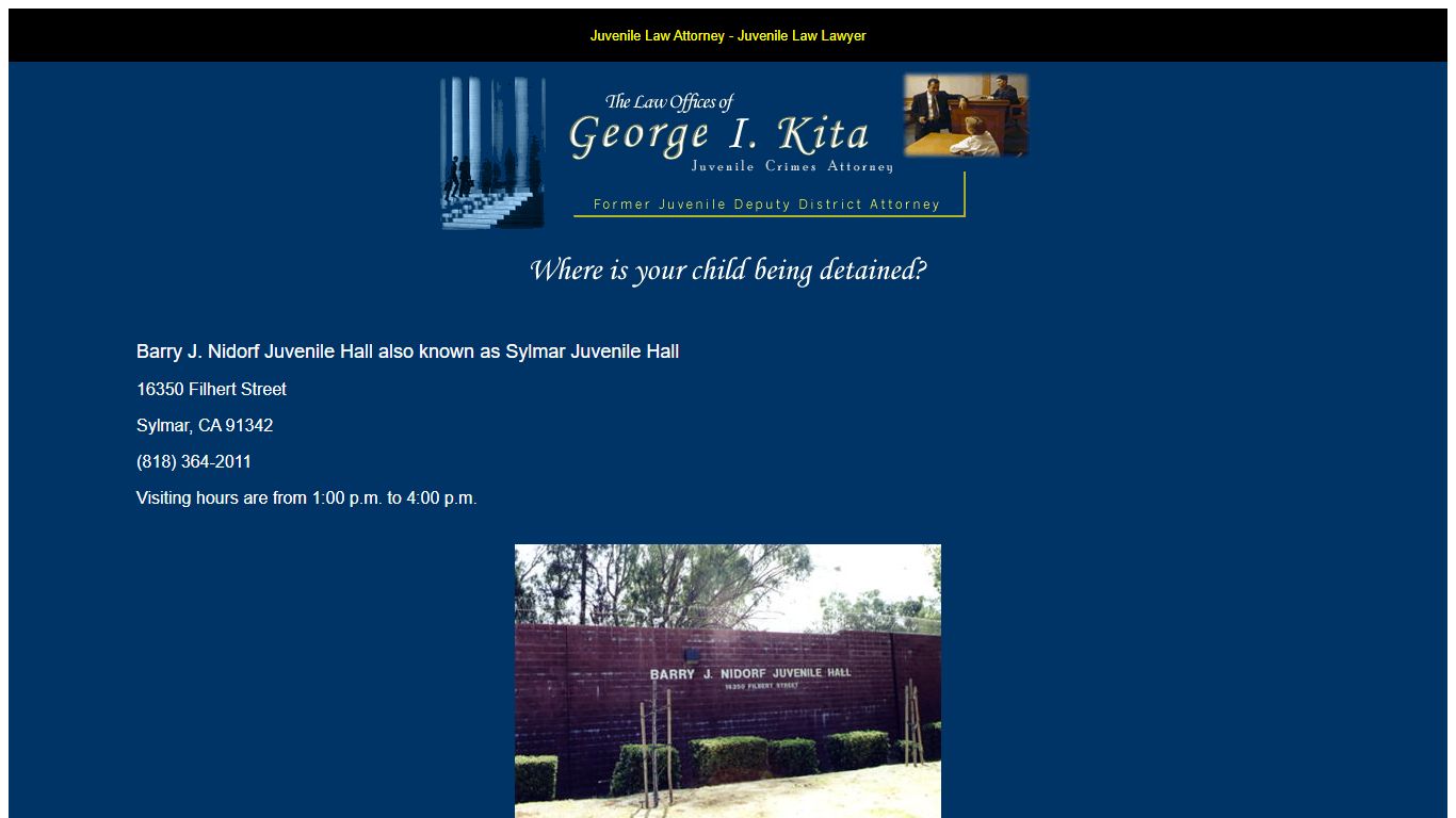 Sylmar Juvenile Hall Inmate Search